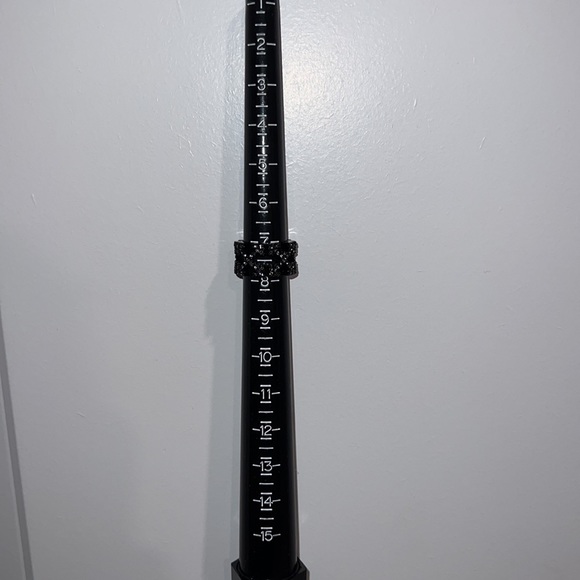 Off-White Multi Arrow Black Crystal Ring size EU 54 US 7.25 - Picture 6 of 6